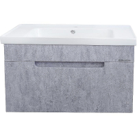 Тумба под раковину Bellezza Грейс 90 4630815190489 подвесная Скала серая, купить, цена, заказать, магазин, доставка, скидка, промокод, купить, цена, заказать, магазин, доставка, скидка, промокод