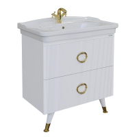 Тумба под раковину Grossman Атрио 85 108016 цвет Белый глянцевый, купить, цена, заказать, магазин, доставка, скидка, промокод, купить, цена, заказать, магазин, доставка, скидка, промокод