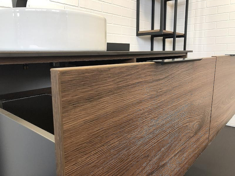 Тумба с раковиной Comforty Порто 120-1 00-00000828 подвесная Дуб темно-коричневый, купить, цена, заказать, магазин, доставка, скидка, промокод, купить, цена, заказать, магазин, доставка, скидка, промокод