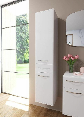 Шкаф пенал Эстет Barcelona 35 L ФР-00003588 подвесной Белый