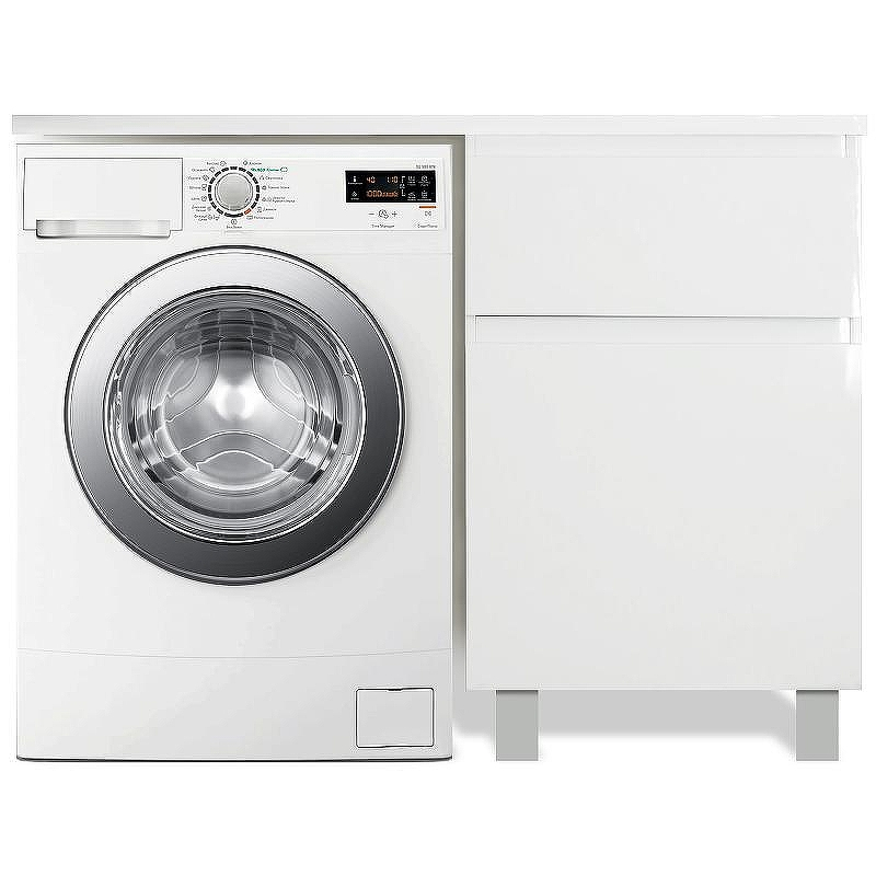 Тумба с раковиной Эстет Dallas Luxe 140 R ФР-00002907 Белая, купить, цена, заказать, магазин, доставка, скидка, промокод, купить, цена, заказать, магазин, доставка, скидка, промокод