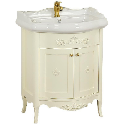 Тумба под раковину Migliore Bella 70 28538 Белая матовая