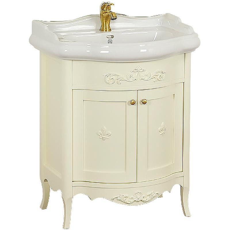 Тумба под раковину Migliore Bella 70 28538 Белая матовая, купить, цена, заказать, магазин, доставка, скидка, промокод, купить, цена, заказать, магазин, доставка, скидка, промокод