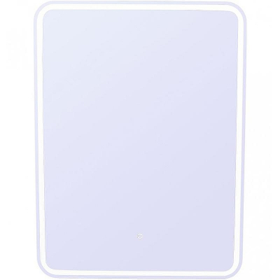 Зеркальный шкаф Style Line Каре 55 СС-00002334 с подсветкой Белый с сенсорным выключателем