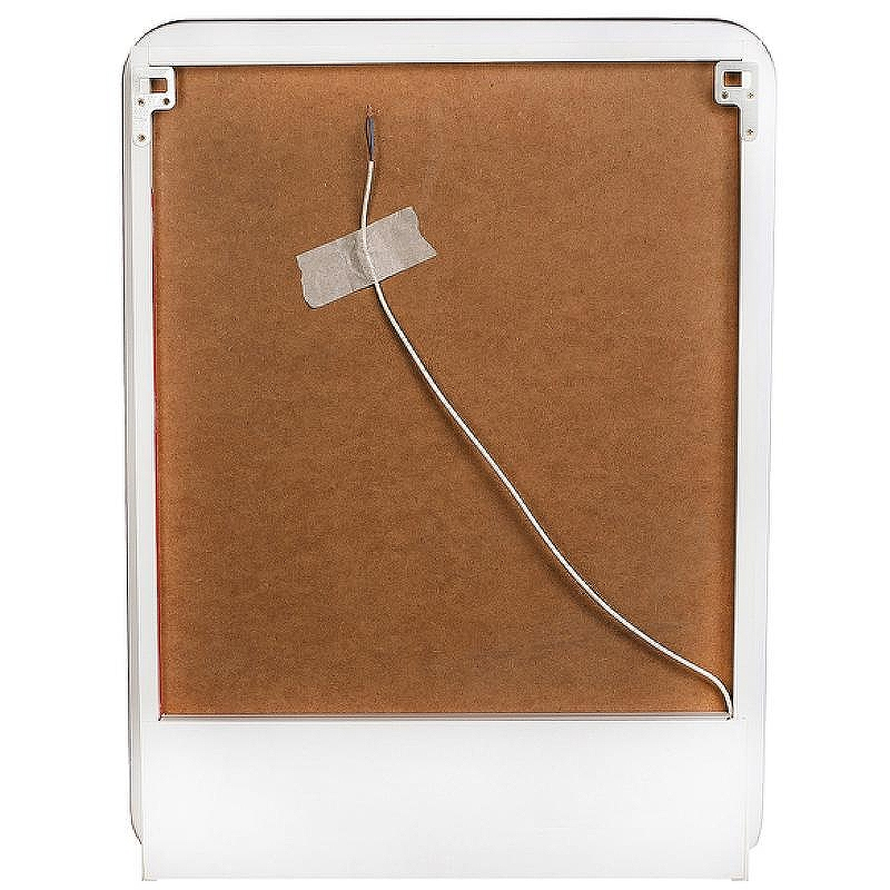 Зеркальный шкаф Style Line Каре 55 СС-00002334 с подсветкой Белый с сенсорным выключателем, купить, цена, заказать, магазин, доставка, скидка, промокод, купить, цена, заказать, магазин, доставка, скидка, промокод