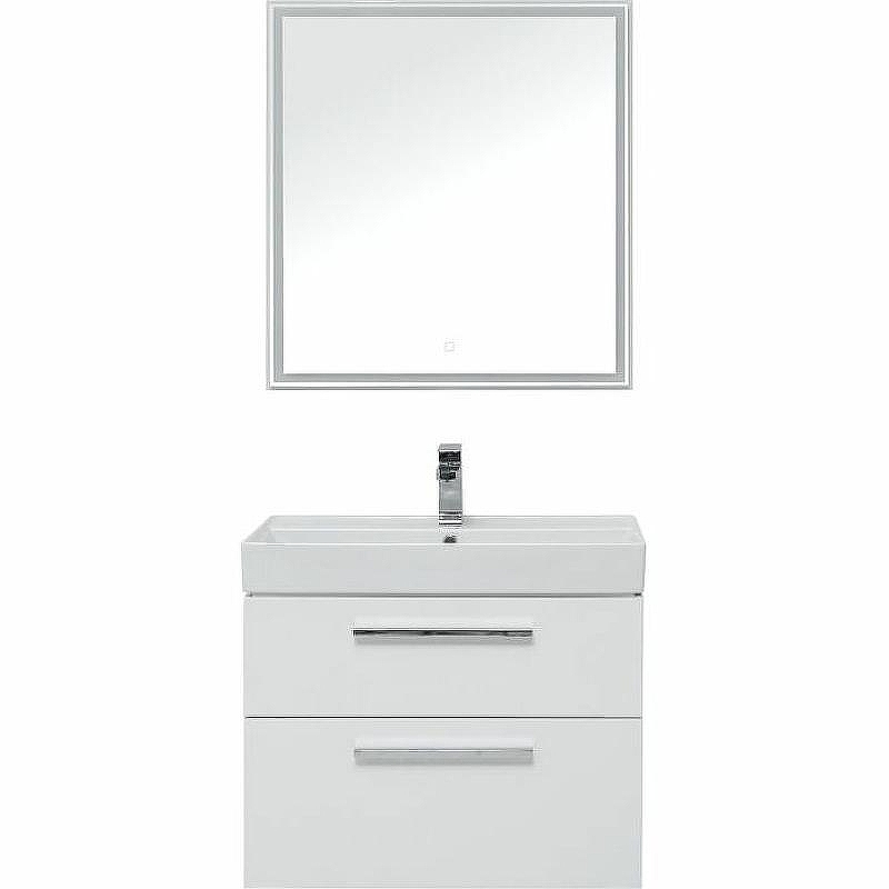 Комплект мебели для ванной Aquanet Nova 75 243255 подвесной Белый глянец, купить, цена, заказать, магазин, доставка, скидка, промокод, купить, цена, заказать, магазин, доставка, скидка, промокод