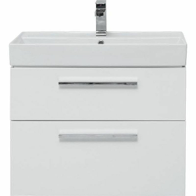 Комплект мебели для ванной Aquanet Nova 75 243255 подвесной Белый глянец