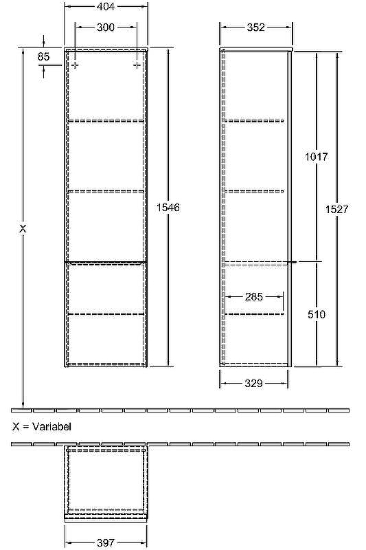 Шкаф пенал Villeroy&Boch Venticello 40 R A95114E8 подвесной Белое дерево, купить, цена, заказать, магазин, доставка, скидка, промокод, купить, цена, заказать, магазин, доставка, скидка, промокод