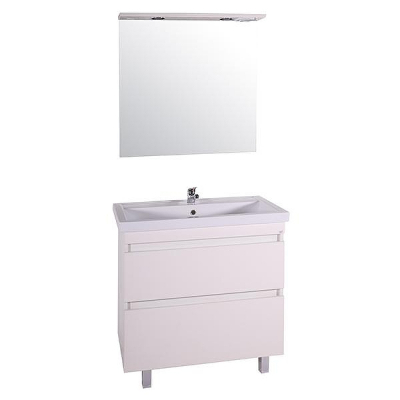 Тумба под раковину АСБ-мебель Коста 80 11495 Белый Ясень