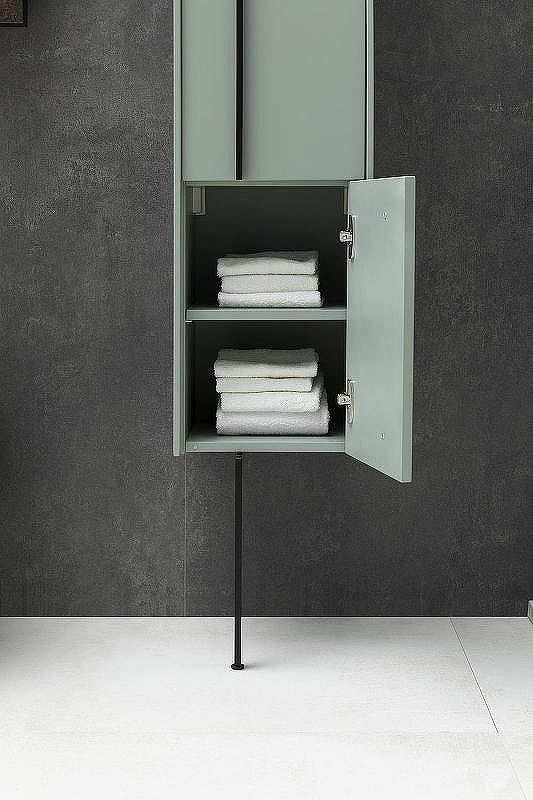 Шкаф пенал Allen Brau Reality 30 R 1.32001.CGM подвесной Олива матовая, купить, цена, заказать, магазин, доставка, скидка, промокод, купить, цена, заказать, магазин, доставка, скидка, промокод