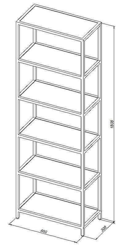 Стеллаж Allen Brau Liberty 60 1.33006.BB Черный браш, купить, цена, заказать, магазин, доставка, скидка, промокод, купить, цена, заказать, магазин, доставка, скидка, промокод