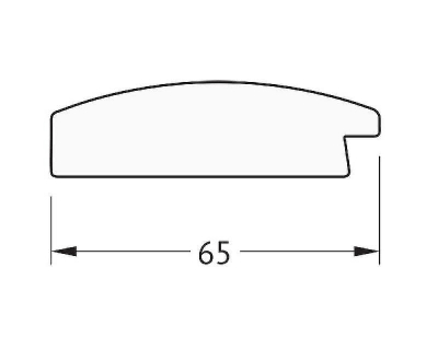 Зеркало Evoform Definite 116х66 BY 1089 в багетной раме - Орех 65