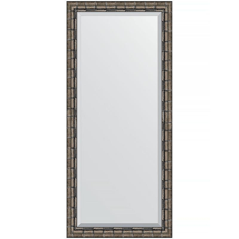 Зеркало Evoform Exclusive 163х73 BY 1206 с фацетом в багетной раме - Серебряный бамбук 73, купить, цена, заказать, магазин, доставка, скидка, промокод, купить, цена, заказать, магазин, доставка, скидка, промокод