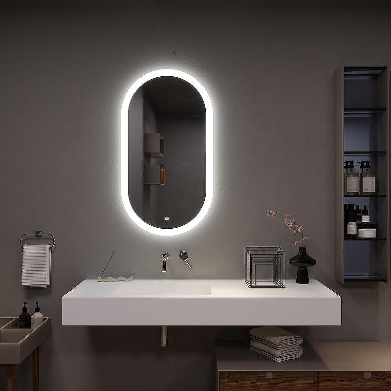 Зеркало Aqua de Marco Fly 55 Fly55/100 с подсветкой с сенсорным выключателем, купить, цена, заказать, магазин, доставка, скидка, промокод, купить, цена, заказать, магазин, доставка, скидка, промокод