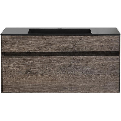 Тумба под раковину Vincea Chiara 100 VMC-2C100RO подвесная R.Oak