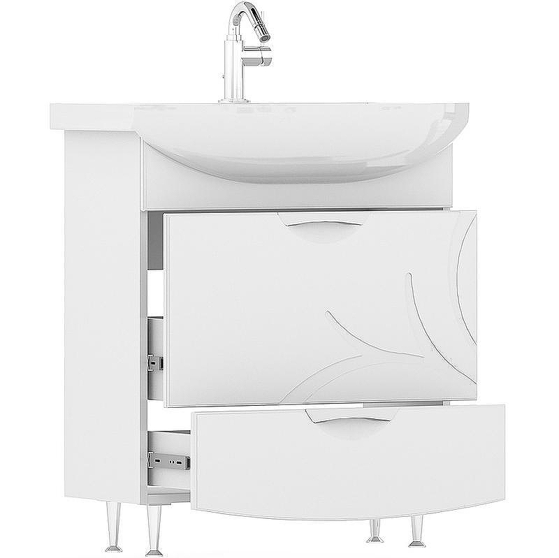 Тумба под раковину Volna Adel 70.2Y tnADEL70.2Y-01 Белая, купить, цена, заказать, магазин, доставка, скидка, промокод, купить, цена, заказать, магазин, доставка, скидка, промокод