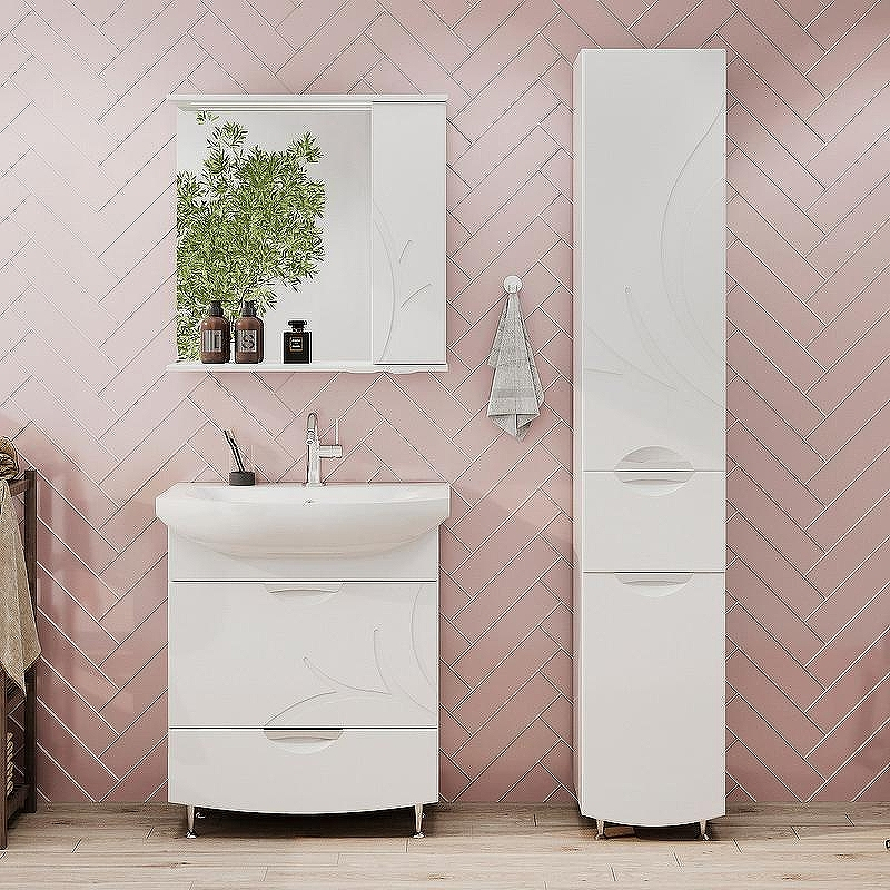 Тумба под раковину Volna Adel 70.2Y tnADEL70.2Y-01 Белая, купить, цена, заказать, магазин, доставка, скидка, промокод, купить, цена, заказать, магазин, доставка, скидка, промокод