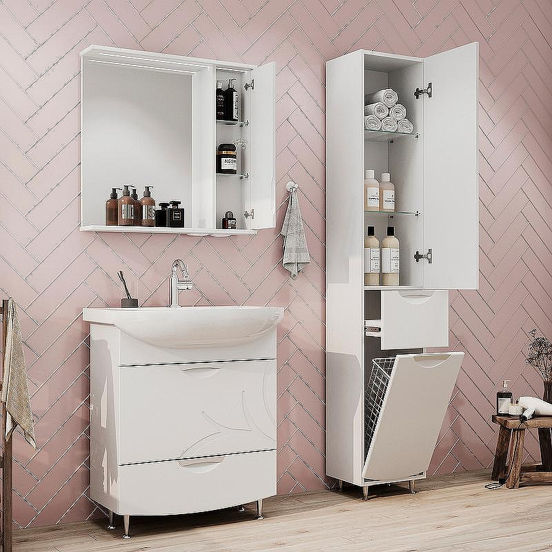 Тумба под раковину Volna Adel 70.2Y tnADEL70.2Y-01 Белая, купить, цена, заказать, магазин, доставка, скидка, промокод, купить, цена, заказать, магазин, доставка, скидка, промокод