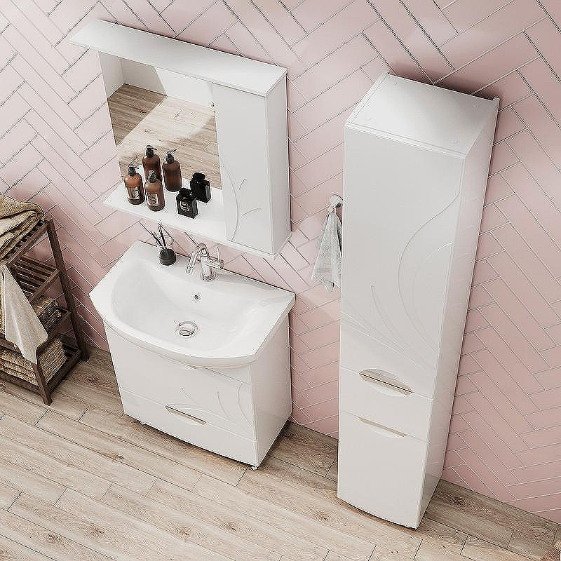 Тумба под раковину Volna Adel 70.2Y tnADEL70.2Y-01 Белая, купить, цена, заказать, магазин, доставка, скидка, промокод, купить, цена, заказать, магазин, доставка, скидка, промокод