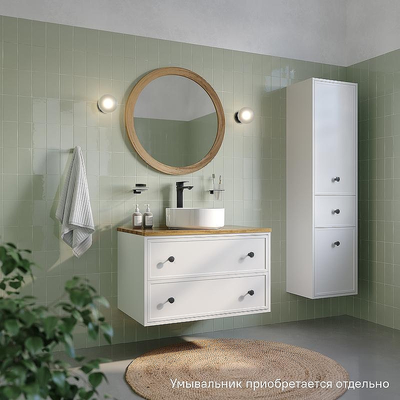 Тумба под раковину Iddis Torr 80 TOR80WBi95K подвесная Белая матовая, купить, цена, заказать, магазин, доставка, скидка, промокод, купить, цена, заказать, магазин, доставка, скидка, промокод