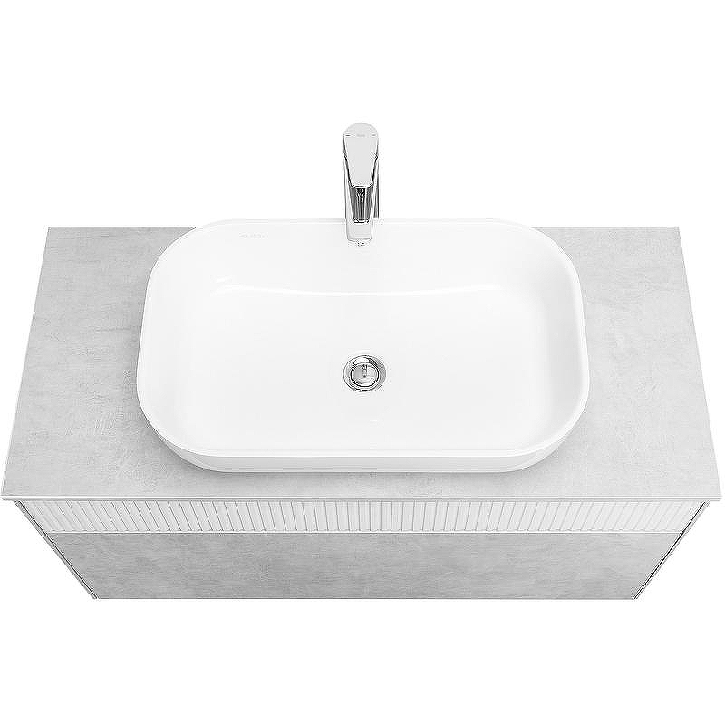 Тумба под раковину Aquaton Марбл 100 1A276301MH4C0 подвесная Слэйт Белый матовый, купить, цена, заказать, магазин, доставка, скидка, промокод, купить, цена, заказать, магазин, доставка, скидка, промокод