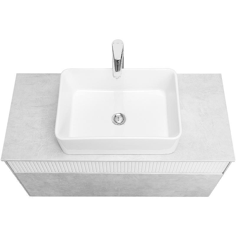 Тумба под раковину Aquaton Марбл 100 1A276301MH4C0 подвесная Слэйт Белый матовый, купить, цена, заказать, магазин, доставка, скидка, промокод, купить, цена, заказать, магазин, доставка, скидка, промокод