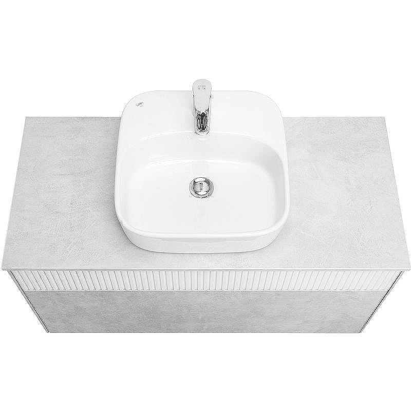 Тумба под раковину Aquaton Марбл 100 1A276301MH4C0 подвесная Слэйт Белый матовый, купить, цена, заказать, магазин, доставка, скидка, промокод, купить, цена, заказать, магазин, доставка, скидка, промокод