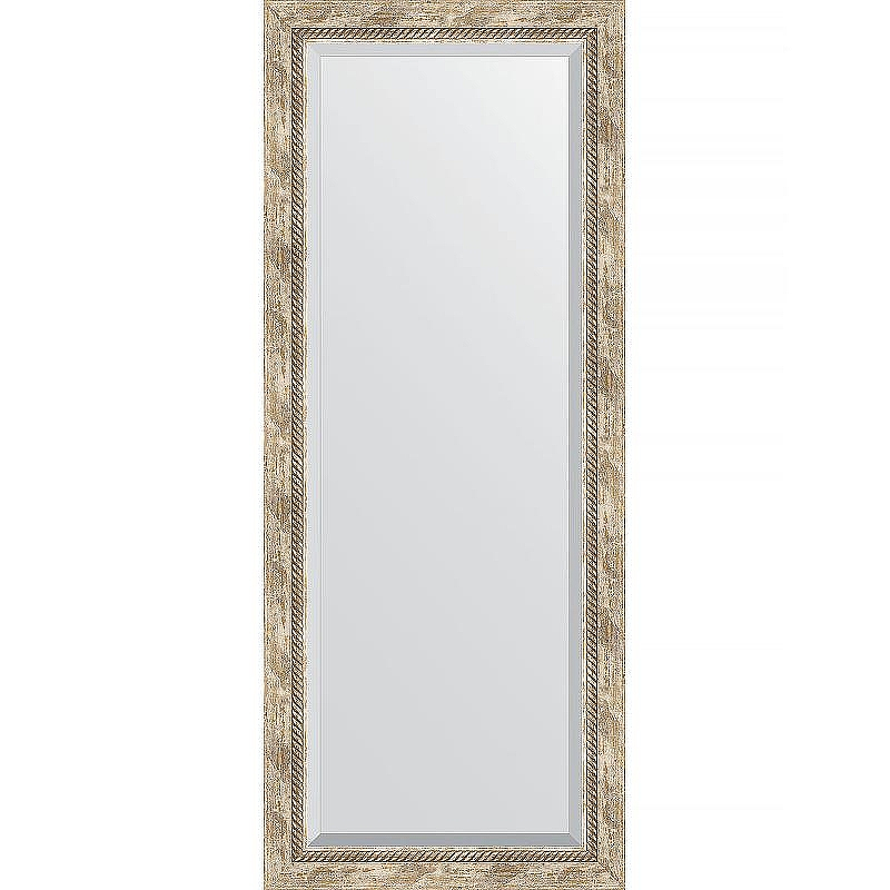 Зеркало Evoform Exclusive 143х58 BY 3537 с фацетом в багетной раме - Прованс с плетением 70, купить, цена, заказать, магазин, доставка, скидка, промокод, купить, цена, заказать, магазин, доставка, скидка, промокод