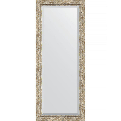 Зеркало Evoform Exclusive 143х58 BY 3537 с фацетом в багетной раме - Прованс с плетением 70