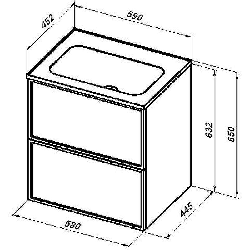 Тумба под раковину Aquanet Арт 60 313274 подвесная Мисти грин, купить, цена, заказать, магазин, доставка, скидка, промокод, купить, цена, заказать, магазин, доставка, скидка, промокод
