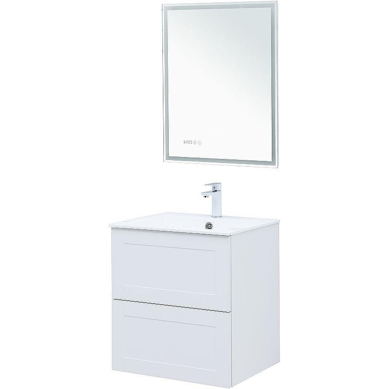 Тумба под раковину Aquanet Терра 60 313232 подвесная Белая матовая, купить, цена, заказать, магазин, доставка, скидка, промокод, купить, цена, заказать, магазин, доставка, скидка, промокод