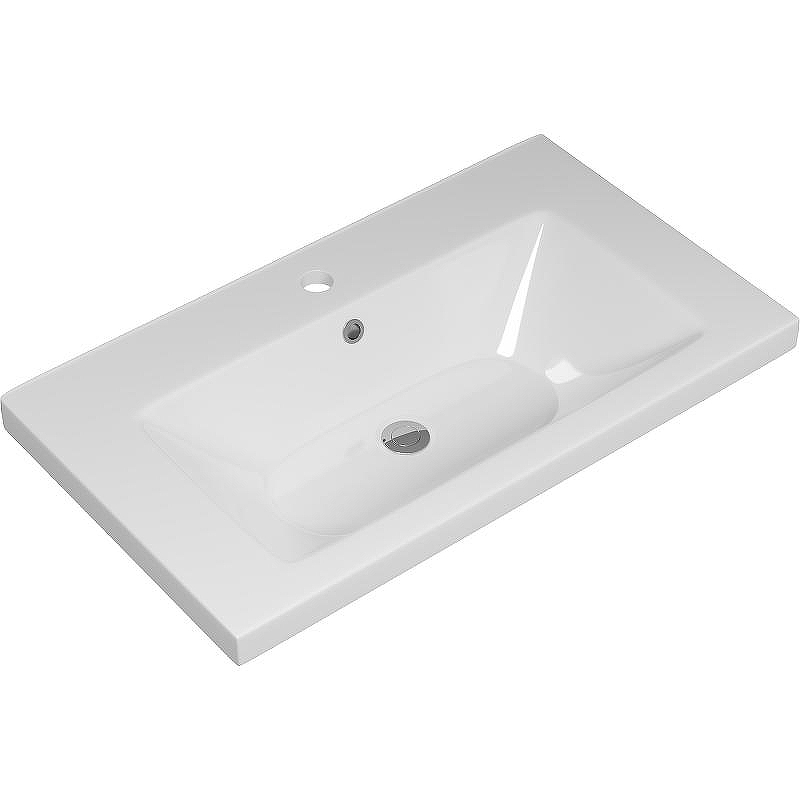 Тумба с раковиной Brevita Alicante 80 УТ000015977 подвесная Белая матовая, купить, цена, заказать, магазин, доставка, скидка, промокод, купить, цена, заказать, магазин, доставка, скидка, промокод