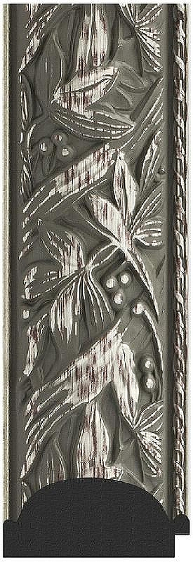 Зеркало Evoform Exclusive Floor 203х114 BY 6165 с фацетом в багетной раме - Византия серебро 99, купить, цена, заказать, магазин, доставка, скидка, промокод, купить, цена, заказать, магазин, доставка, скидка, промокод