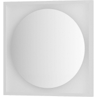 Зеркало Defesto Eclipce 60х60 DF 2236 с подсветкой 12W-3000К/в багетной раме/Без выключателя/Теплый белый свет/Белая рама, купить, цена, заказать, магазин, доставка, скидка, промокод, купить, цена, заказать, магазин, доставка, скидка, промокод