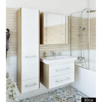 Шкаф пенал Sanflor Ларго2 40 L Н0000000510 Швейцарский вяз, купить, цена, заказать, магазин, доставка, скидка, промокод, купить, цена, заказать, магазин, доставка, скидка, промокод