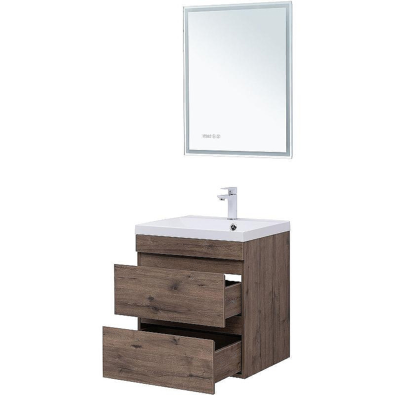 Тумба под раковину Aquanet Нота New 60 334191 подвесная Дуб веллингтон табак, купить, цена, заказать, магазин, доставка, скидка, промокод, купить, цена, заказать, магазин, доставка, скидка, промокод