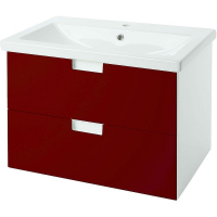 Тумба под раковину Bellezza Пегас 80 4630413270033 подвесная Красная, купить, цена, заказать, магазин, доставка, скидка, промокод, купить, цена, заказать, магазин, доставка, скидка, промокод