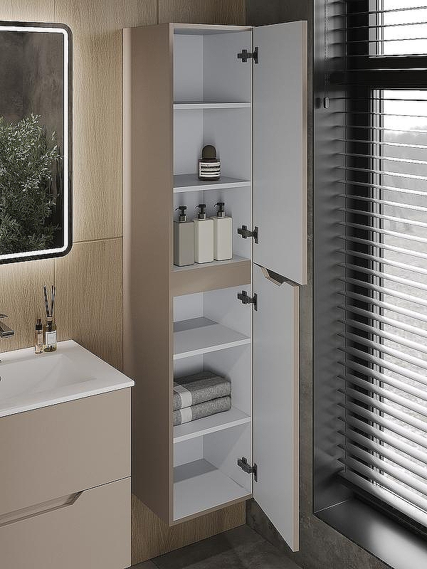 Шкаф пенал Orange Line 35 Li-35PuL подвесной Латте матовый, купить, цена, заказать, магазин, доставка, скидка, промокод, купить, цена, заказать, магазин, доставка, скидка, промокод