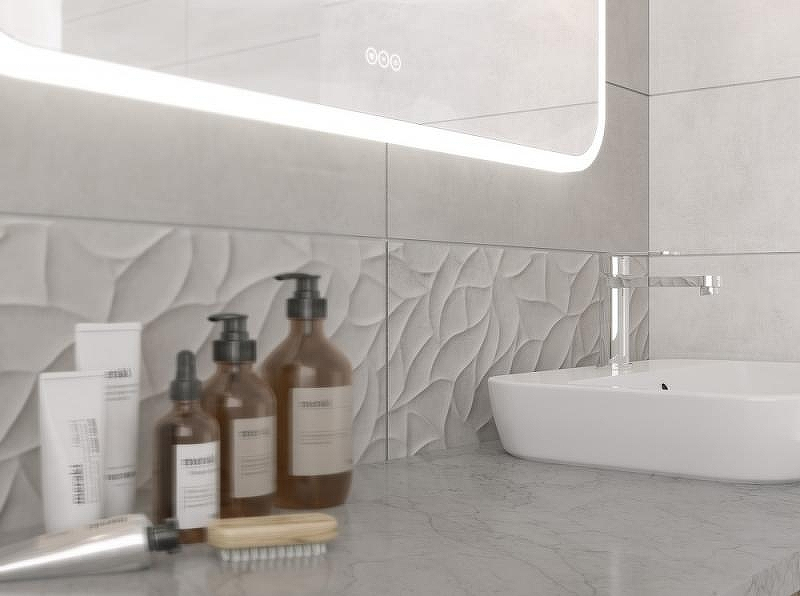 Зеркало Cersanit Led 070 Design Pro 100 KN-LU-LED070*100-p-Os с подсветкой с диммером, часами, подогревом и функцией Bluetooth, купить, цена, заказать, магазин, доставка, скидка, промокод, купить, цена, заказать, магазин, доставка, скидка, промокод