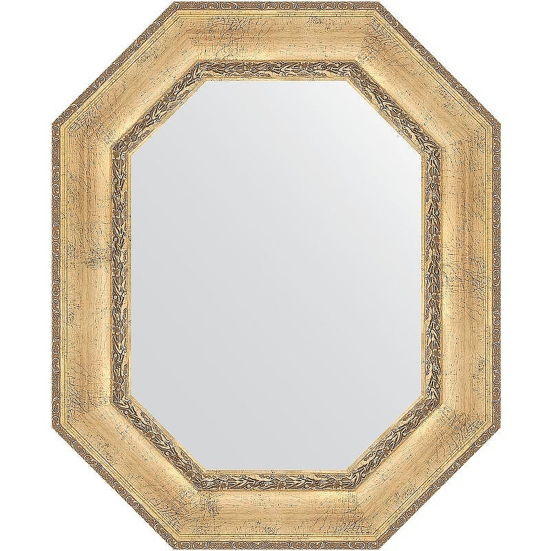 Зеркало Evoform Polygon 82х67 BY 7262 в багетной раме - Состаренное серебро с орнаментом 120, купить, цена, заказать, магазин, доставка, скидка, промокод, купить, цена, заказать, магазин, доставка, скидка, промокод