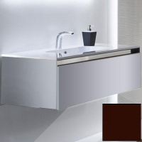 Тумба с раковиной SanVit Кубэ-1 120 kkube1120 в цвете Ral подвесная Шоколад, купить, цена, заказать, магазин, доставка, скидка, промокод, купить, цена, заказать, магазин, доставка, скидка, промокод