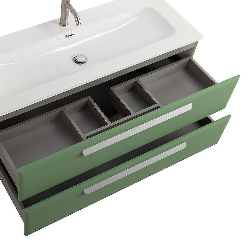 Тумба под раковину Cezares Eco-Cer-N 120 ECO-CER-N-1200-2C-SO-PS-P подвесная Фисташковый Софт без ручек, купить, цена, заказать, магазин, доставка, скидка, промокод, купить, цена, заказать, магазин, доставка, скидка, промокод