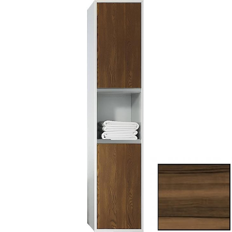 Шкаф пенал SanVit Контур 32 pkontur с фактурой под дерево горизонтальные ручки подвесной Кедр, купить, цена, заказать, магазин, доставка, скидка, промокод, купить, цена, заказать, магазин, доставка, скидка, промокод