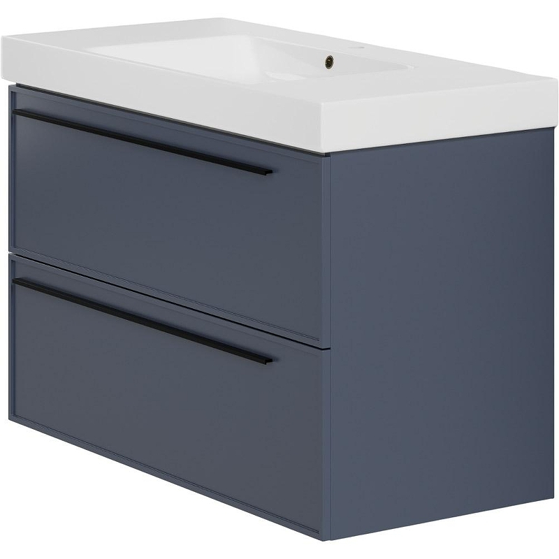 Тумба под раковину La Fenice Elba Twin 100 FNC-01-ELB-BG-100-2 подвесная Синяя матовая, купить, цена, заказать, магазин, доставка, скидка, промокод, купить, цена, заказать, магазин, доставка, скидка, промокод