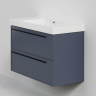 Тумба под раковину La Fenice Elba Twin 100 FNC-01-ELB-BG-100-2 подвесная Синяя матовая, купить, цена, заказать, магазин, доставка, скидка, промокод, купить, цена, заказать, магазин, доставка, скидка, промокод
