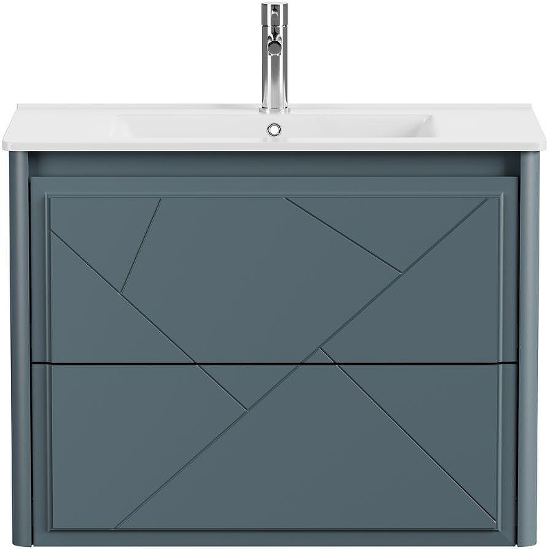 Тумба под раковину Allen Brau Paris 80 1.360001.BGM подвесная Синяя матовая, купить, цена, заказать, магазин, доставка, скидка, промокод, купить, цена, заказать, магазин, доставка, скидка, промокод