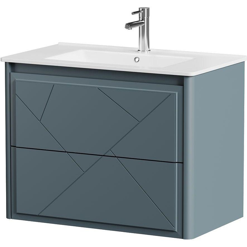 Тумба под раковину Allen Brau Paris 80 1.360001.BGM подвесная Синяя матовая, купить, цена, заказать, магазин, доставка, скидка, промокод, купить, цена, заказать, магазин, доставка, скидка, промокод