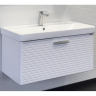 Тумба с раковиной Comforty Танжер 90П 00-00019566 подвесная Белая матовая, купить, цена, заказать, магазин, доставка, скидка, промокод, купить, цена, заказать, магазин, доставка, скидка, промокод