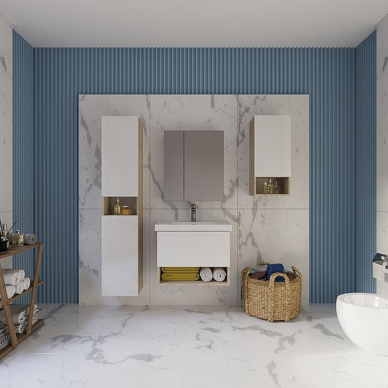 Шкаф пенал Dreja Perfecto 35 99.0814 подвесной Дуб эврика Белый, купить, цена, заказать, магазин, доставка, скидка, промокод, купить, цена, заказать, магазин, доставка, скидка, промокод