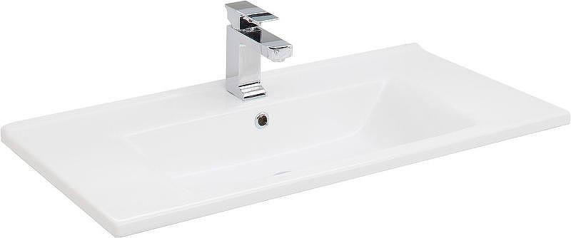 Тумба с раковиной Aquanet Модена 100 212664 подвесная Белый глянец, купить, цена, заказать, магазин, доставка, скидка, промокод, купить, цена, заказать, магазин, доставка, скидка, промокод